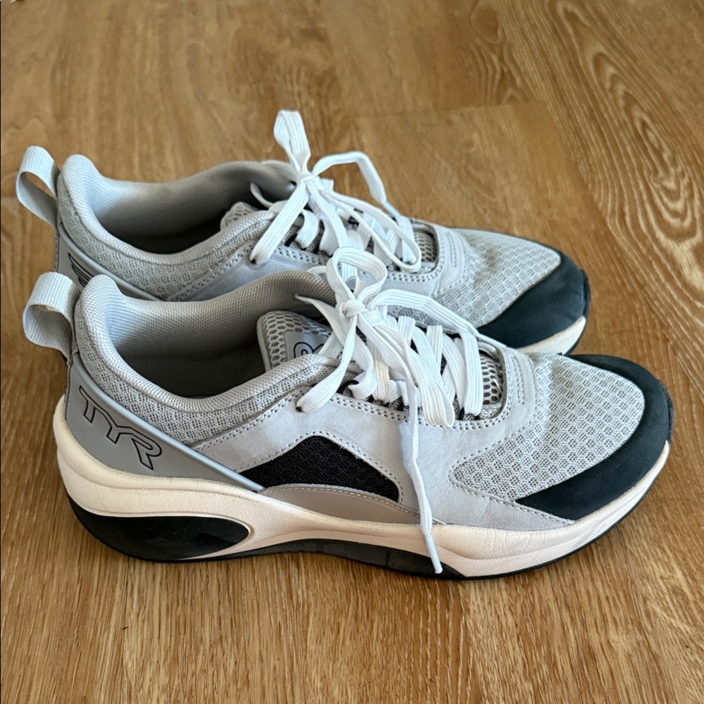 TYR Gray and Black Athletic Shoes